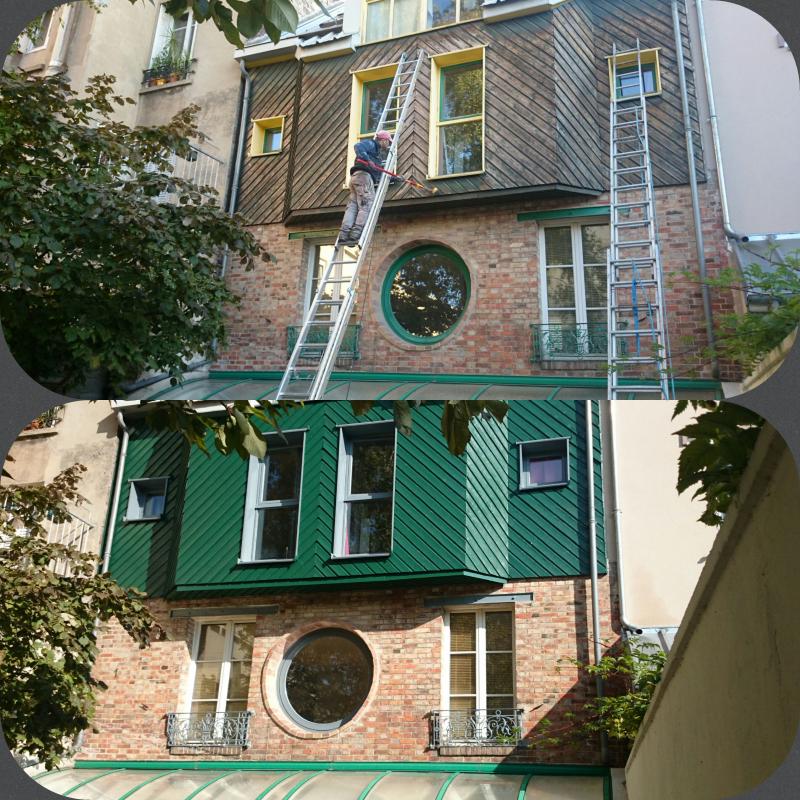 Rénovation de façade avant-après